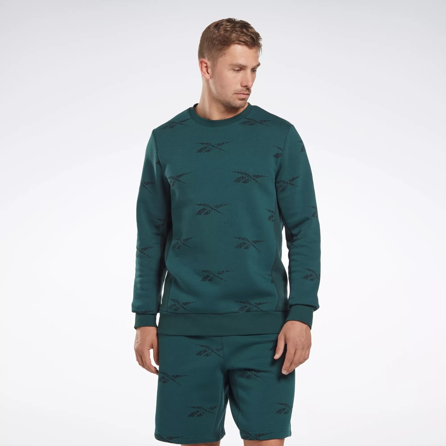 Reebok Identity Vector Fleece Crew Sweatshirt
