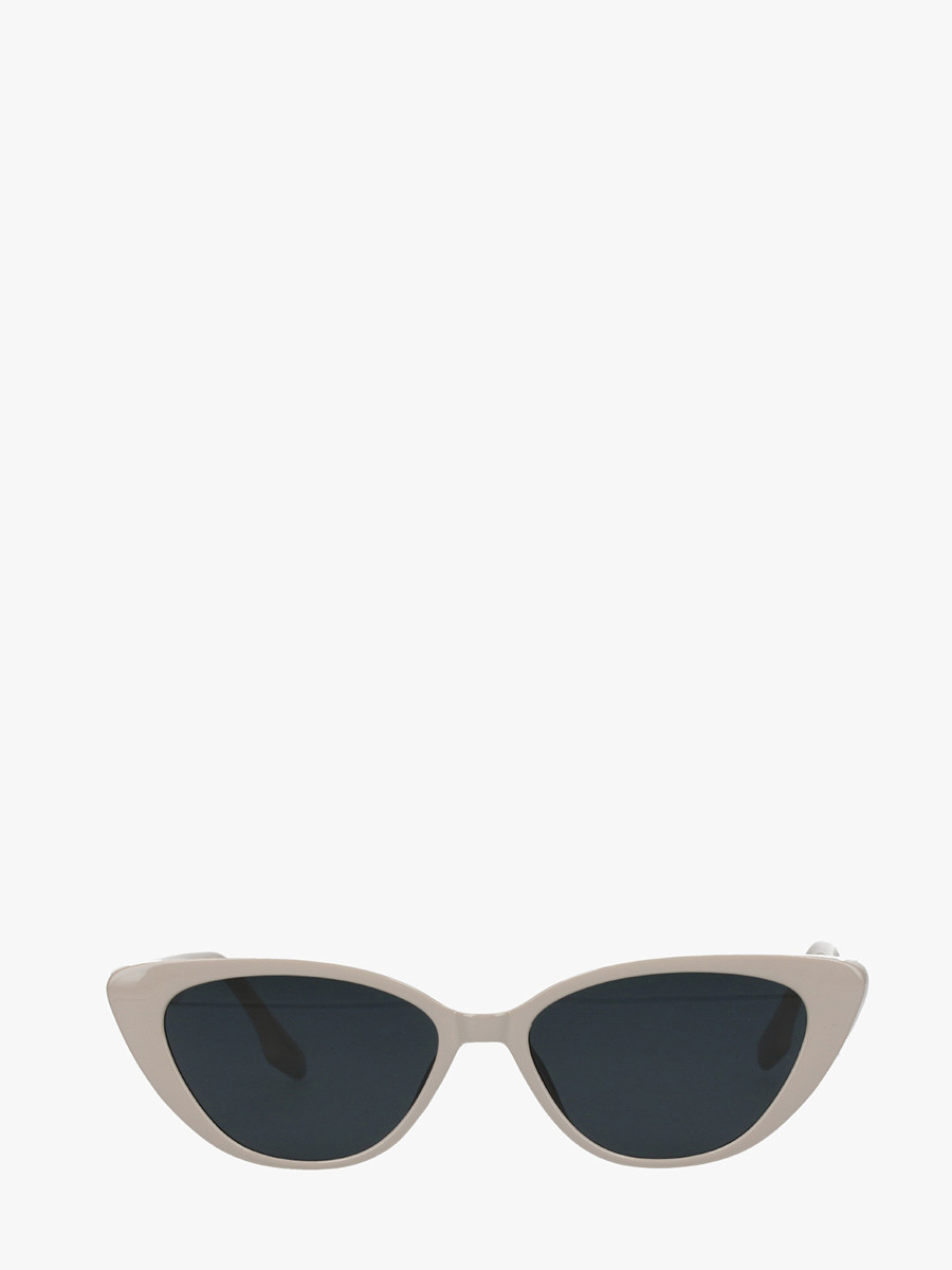 Szare okulary typy cat eye