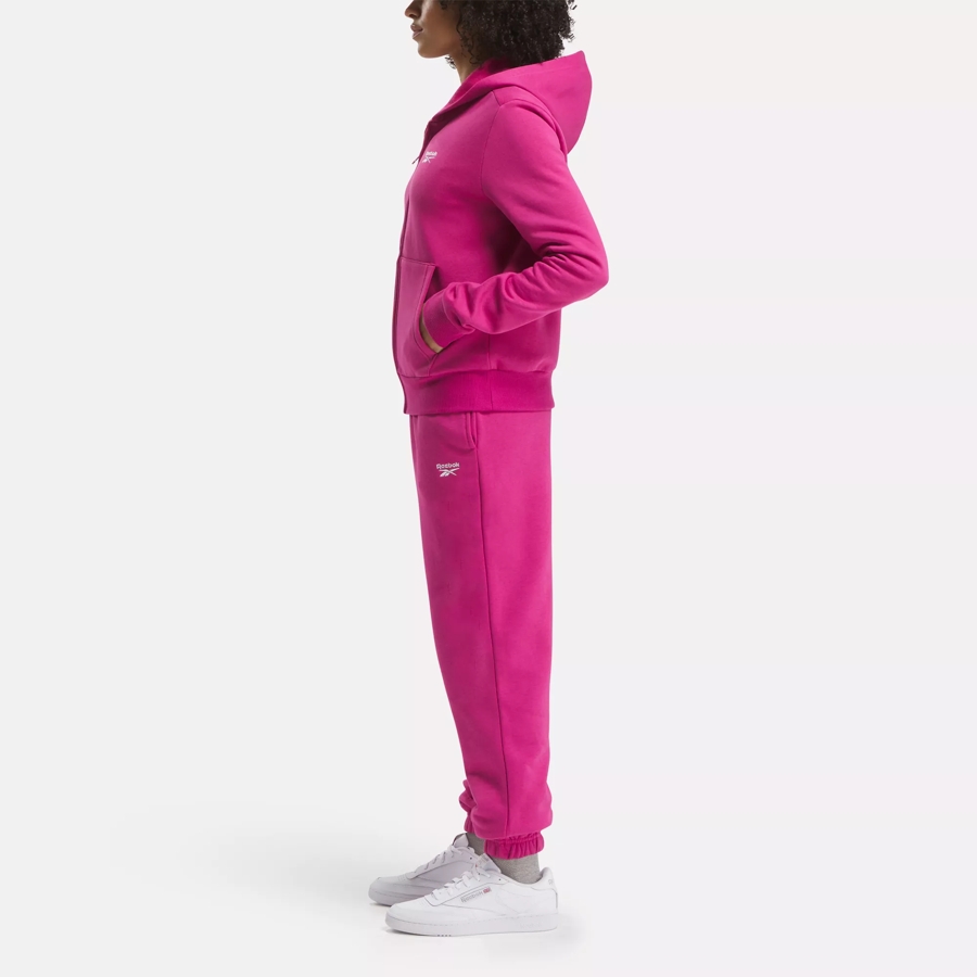 Reebok Identity Small Logo Fleece Full-Zip Hoodie
