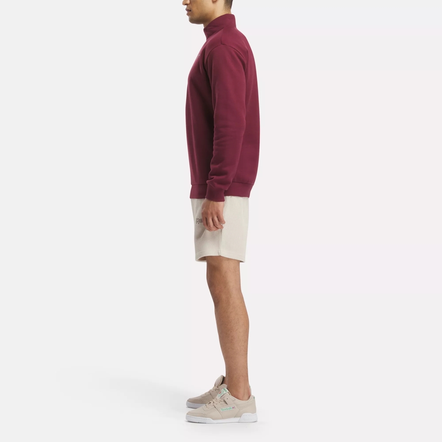 Reebok Identity Left Chest Quarter-Zip Sweatshirt