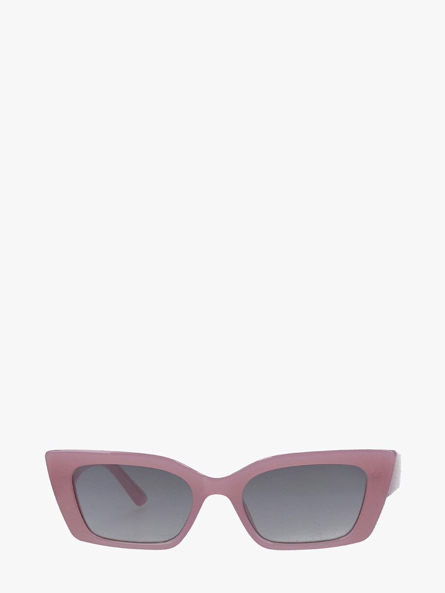 Okulary typu cat eye z oprawą w kolorze różowym