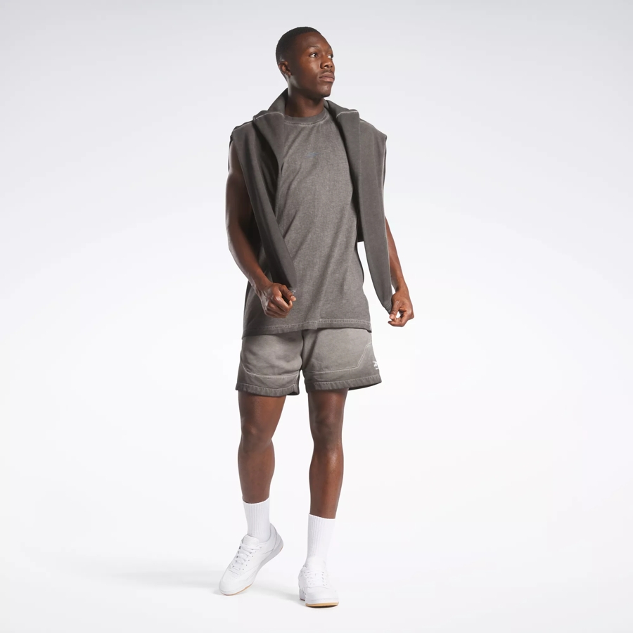 Reebok Basketball Court Top Bi-Dye Fleece Shorts