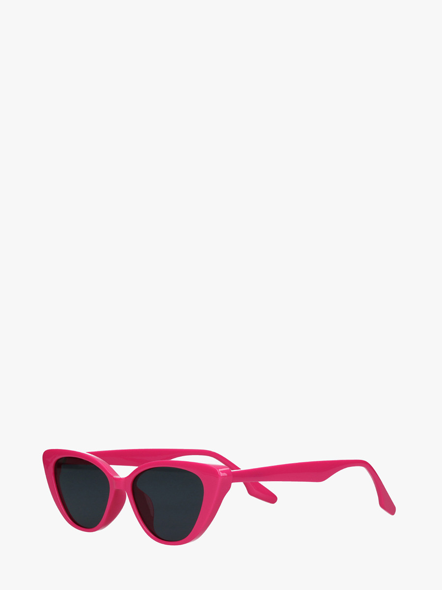 Okulary typu cat eye w różowej oprawie