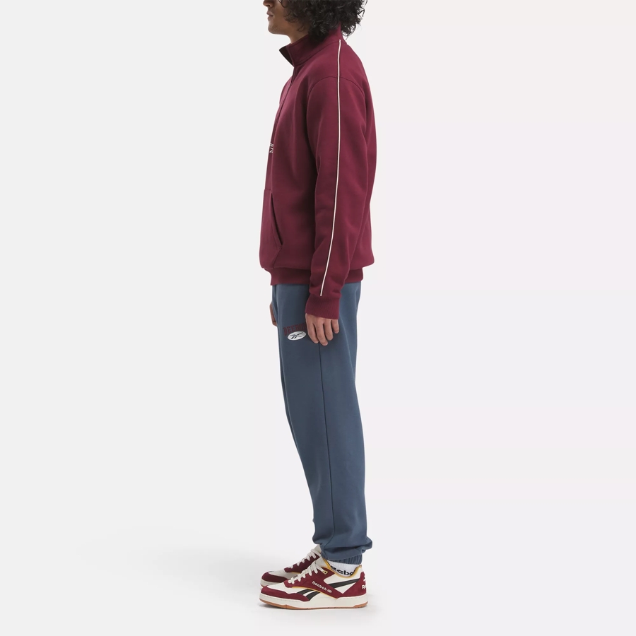 Reebok Identity Vintage Sport Quarter-Zip Sweatshirt