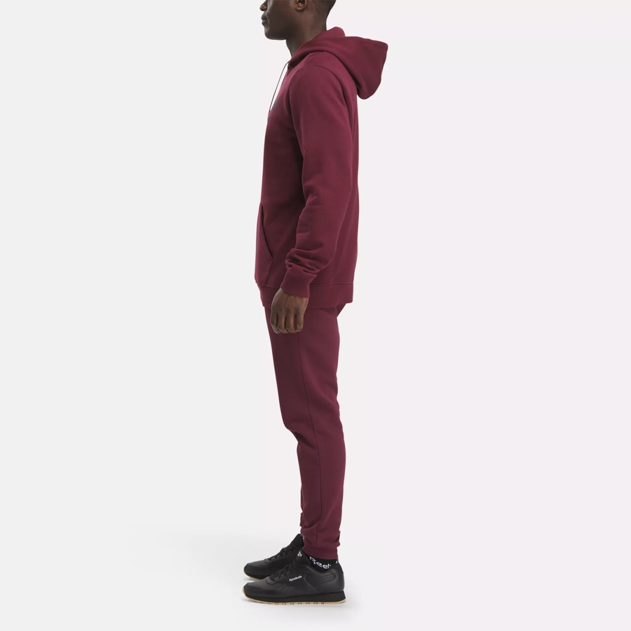 Reebok Identity Fleece Stacked Logo Pullover Hoodie