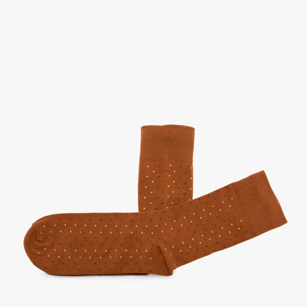 Rude skarpety męskie w kropki