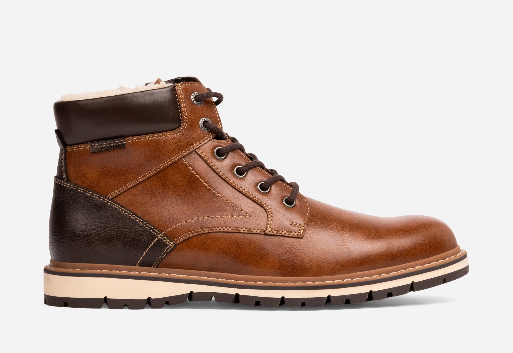 IGUASSU, Varmfodrade boots med snörning