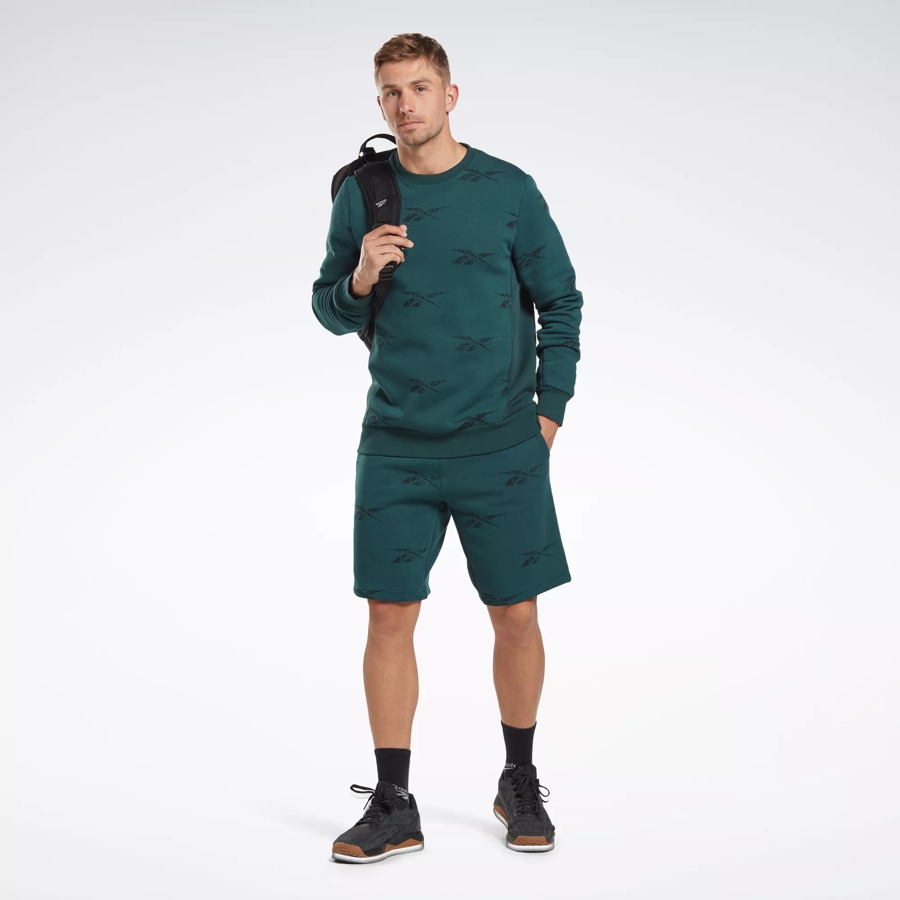 Reebok Identity Vector Fleece Crew Sweatshirt