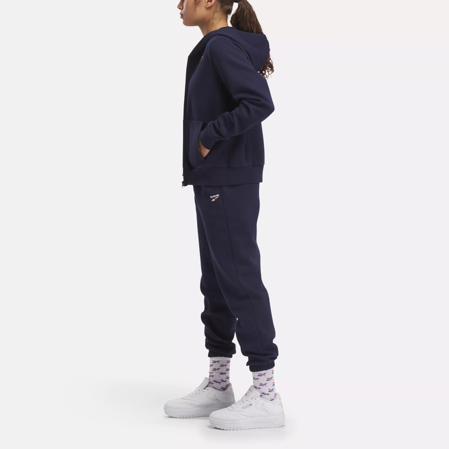 Reebok Identity Small Logo Fleece Full-Zip Sweatshirt
