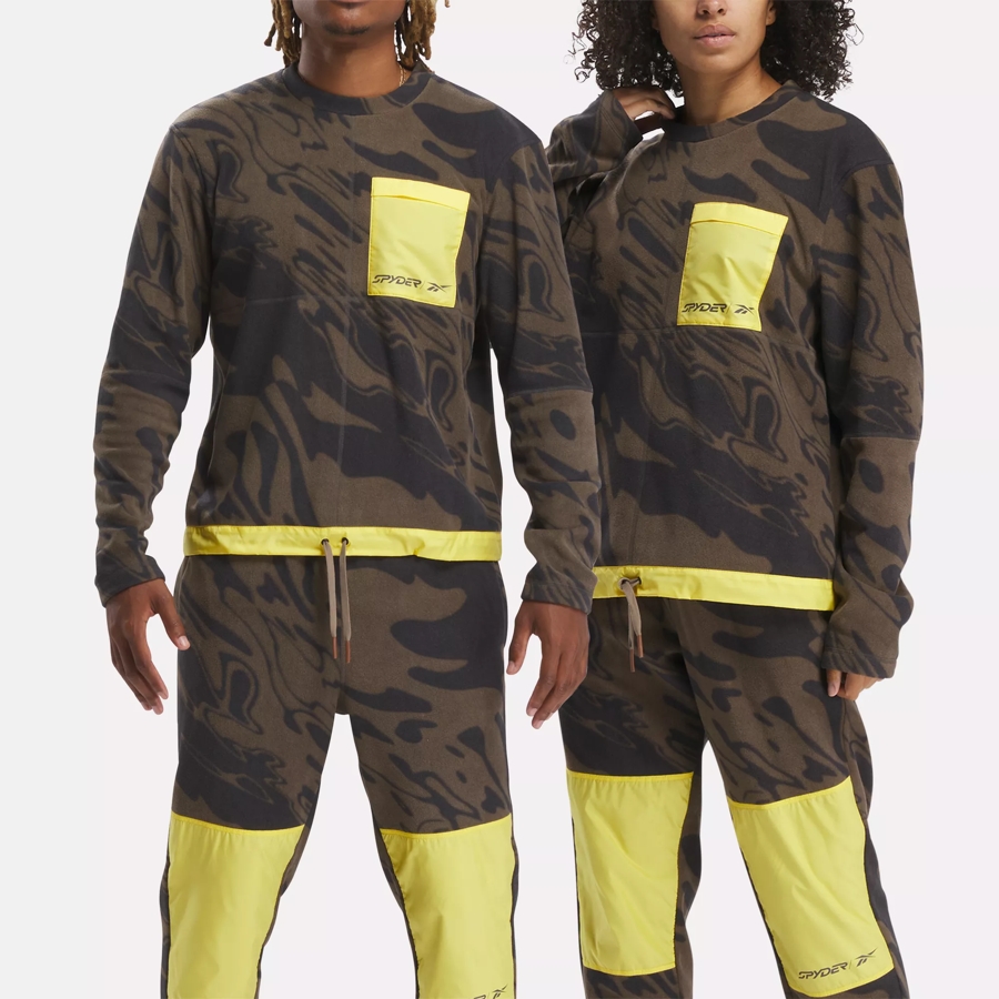 Spyder x Reebok Lounge Long Sleeve Crew Sweatshirt