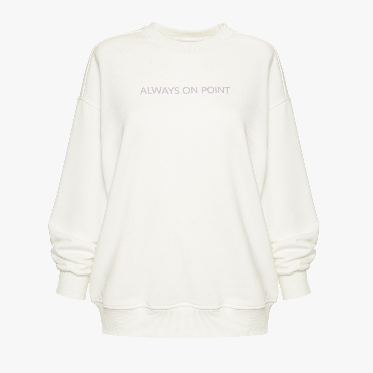 Biała bluza oversize