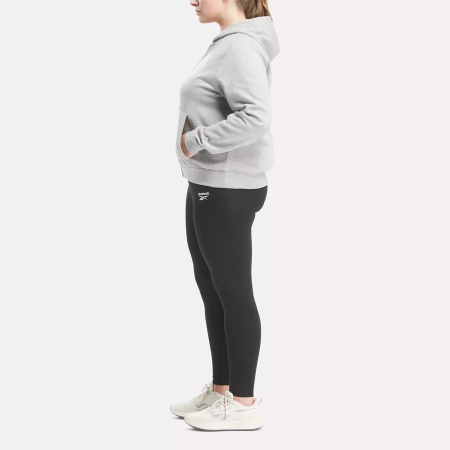 Reebok Identity Small Logo Fleece Full-Zip Sweatshirt (Plus Size)