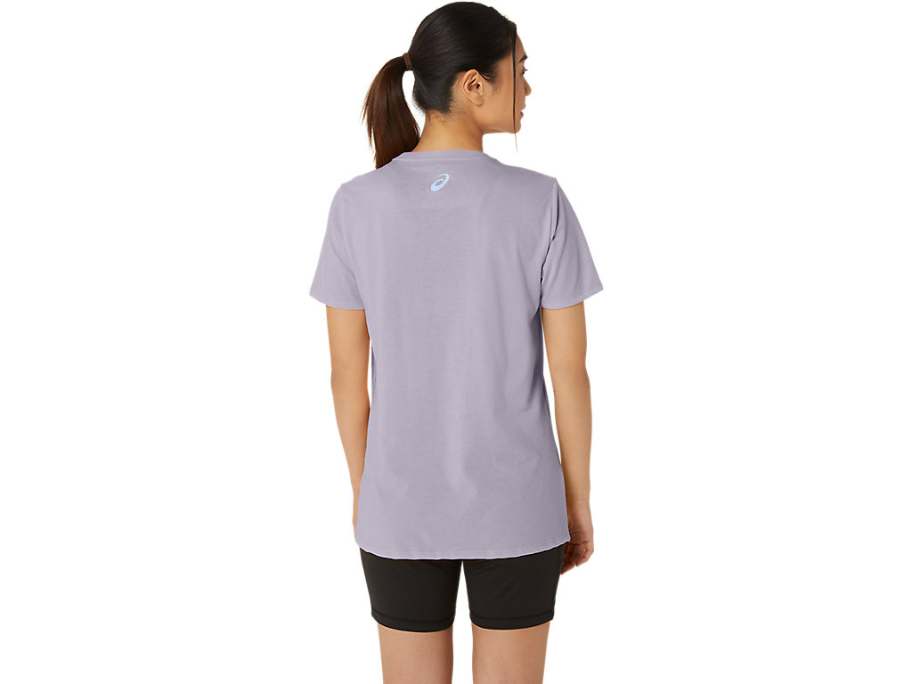 WOMEN'S ASICS HIBISCUS SPIRAL A CREW