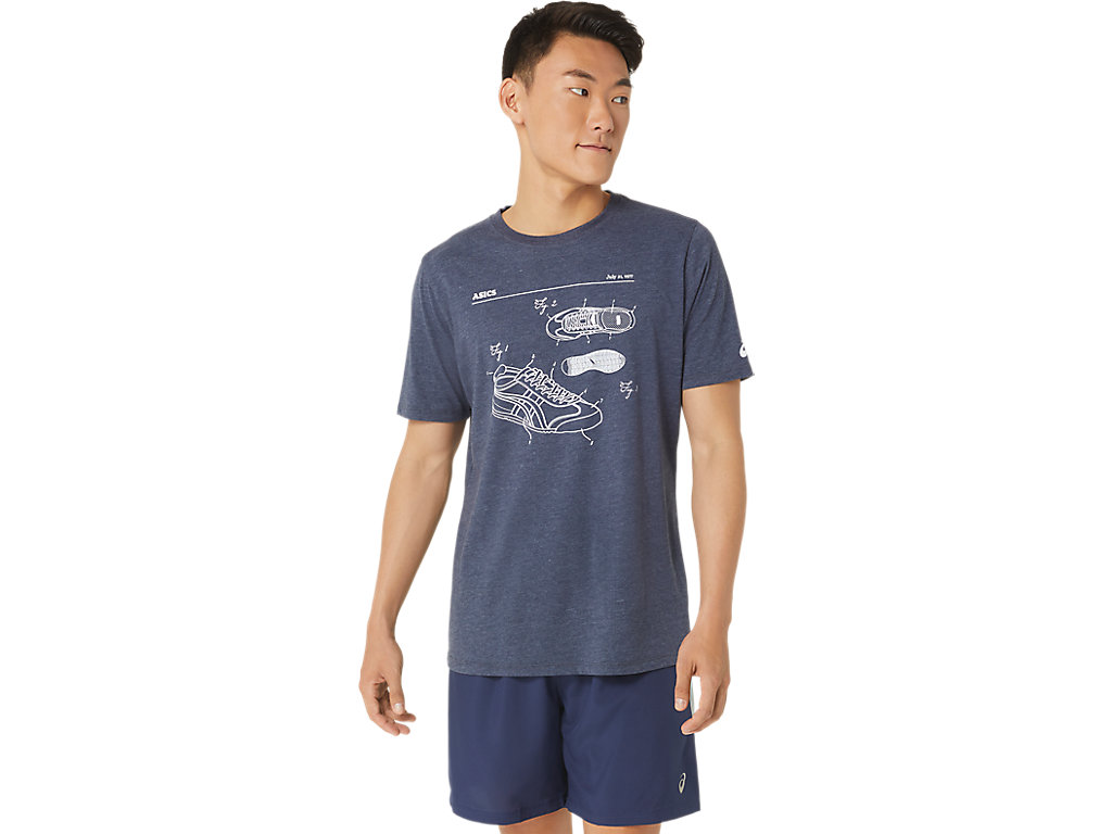 UNISEX ASICS SHOE SCHEMATIC TEE