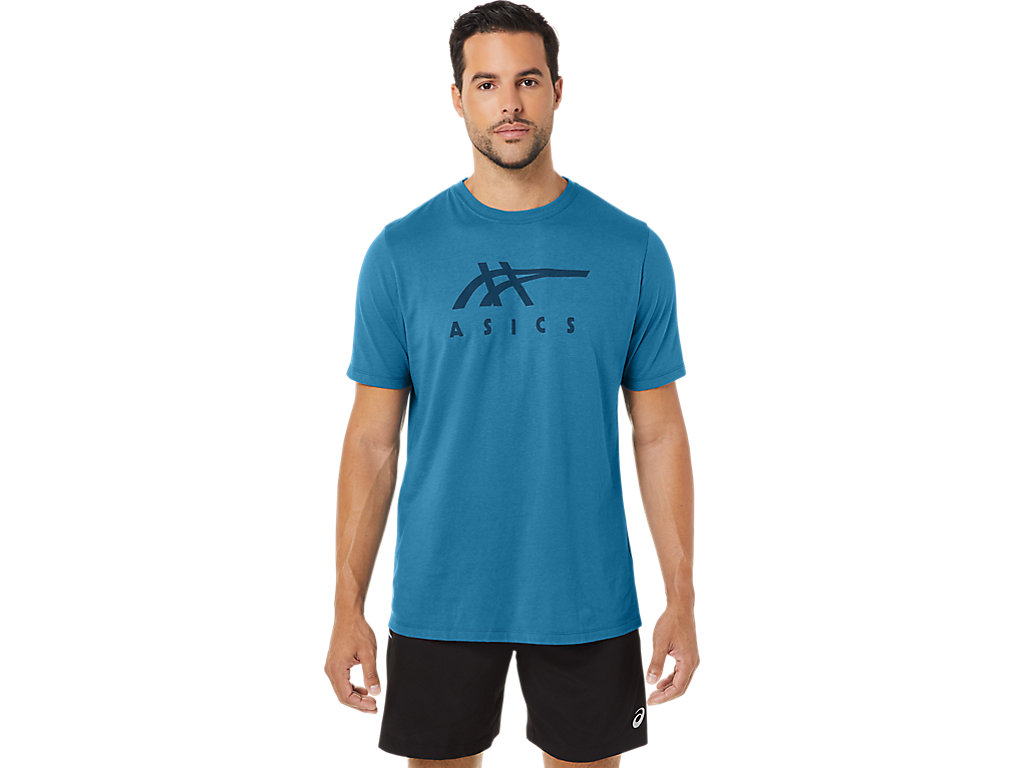ASICS STRIPE SHORT SLEEVE TEE