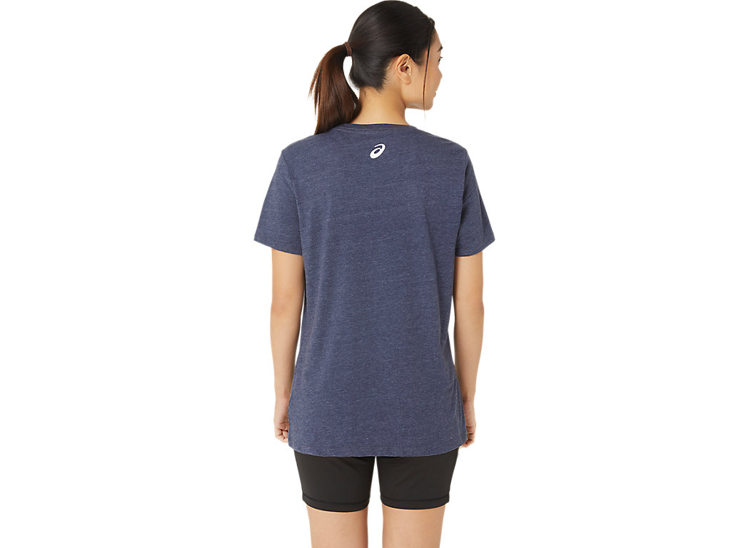 ASICS WOMEN'S HIBISCUS SLOGAN CREW