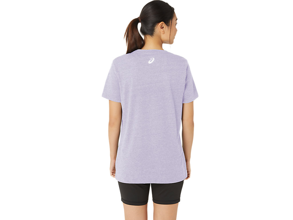 ASICS WOMEN'S HIBISCUS SLOGAN CREW