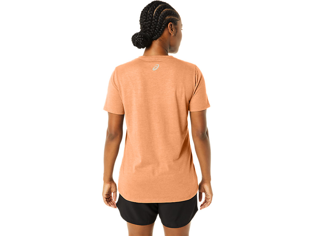 WOMEN'S ASICS STRIPES V-NECK