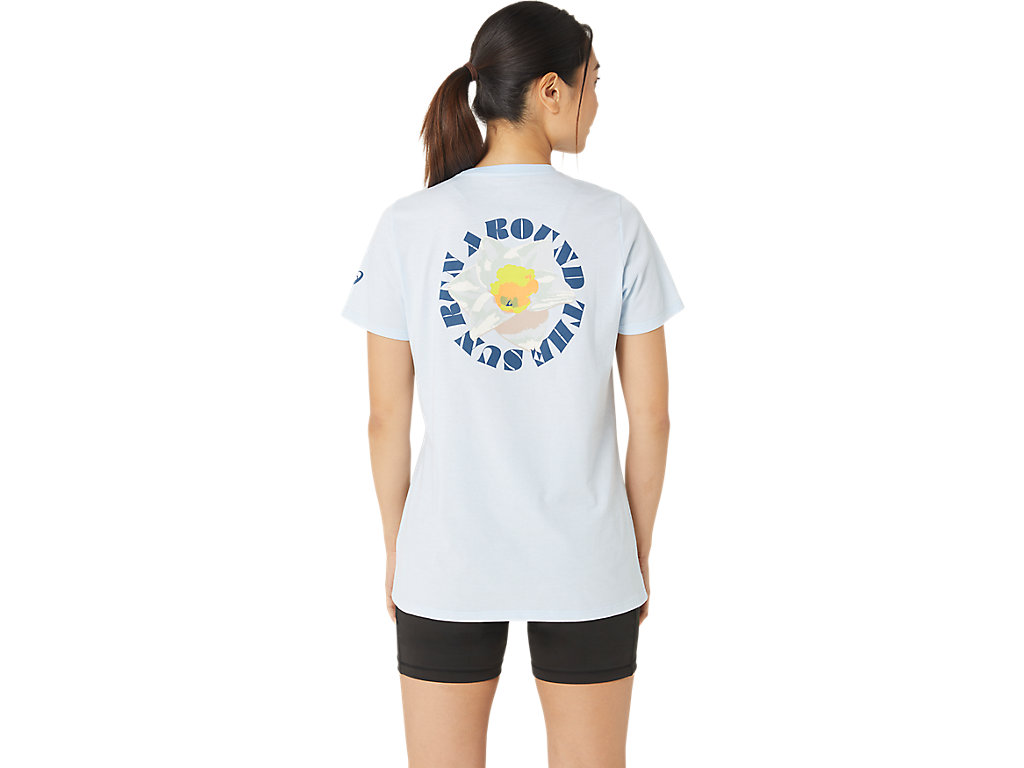 WOMEN'S ASICS RUN IN DAFFODILL TEE