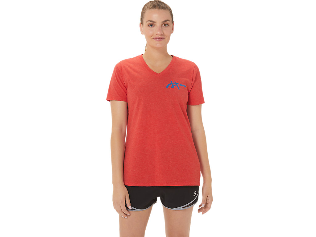 WOMEN'S ASICS 1977 HERITAGE AMERICANA V-NECK