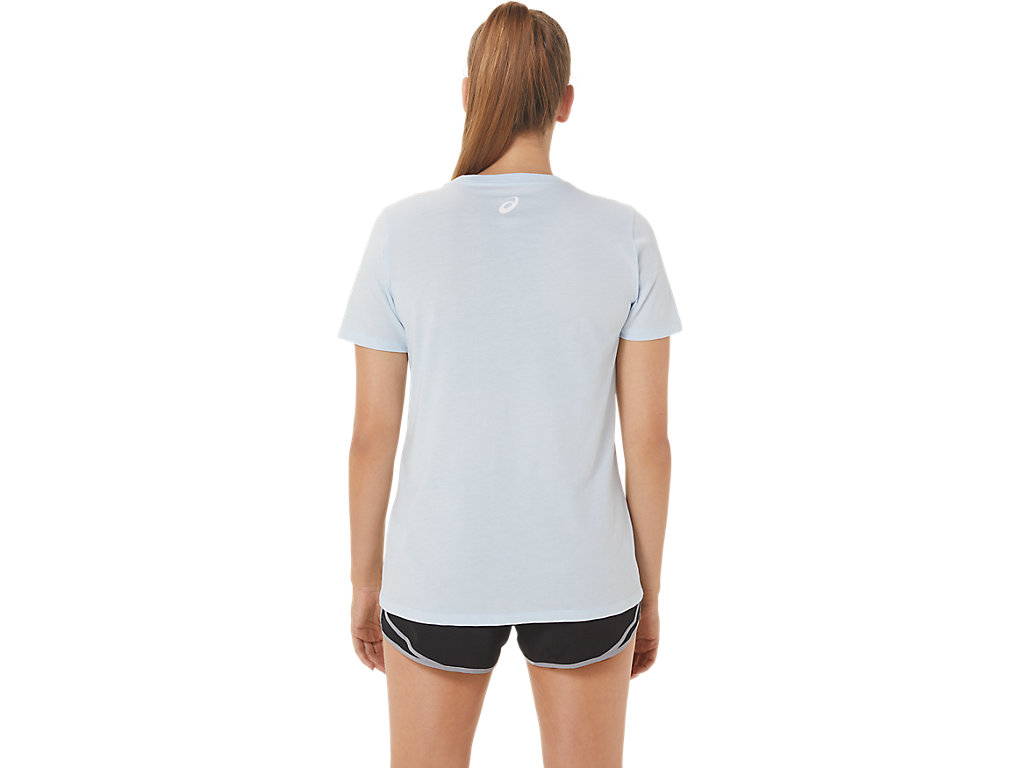 ASICS WOMEN'S HIBISCUS SLOGAN CREW