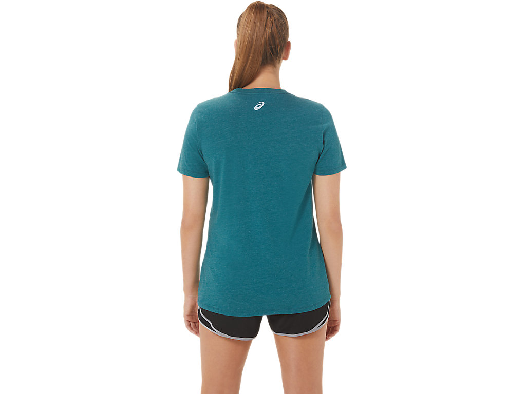 WOMEN'S ASICS HIBISCUS SPIRAL A CREW