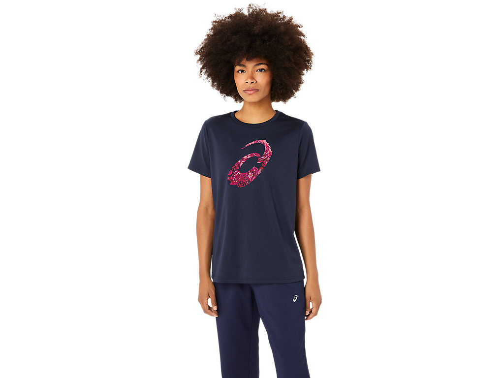 WOMEN'S ASICS CARNATION SPIRAL a CREW