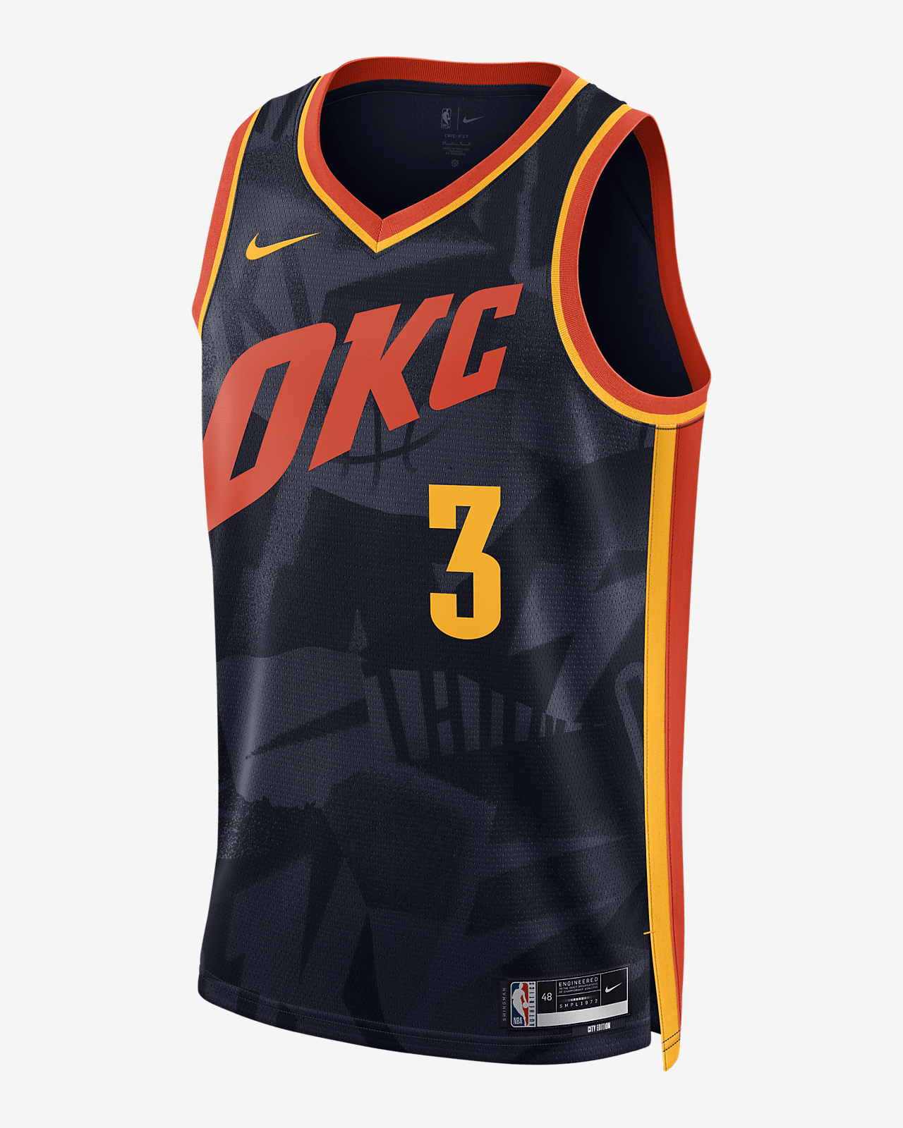 Josh Giddey Oklahoma City Thunder City Edition 2023/24