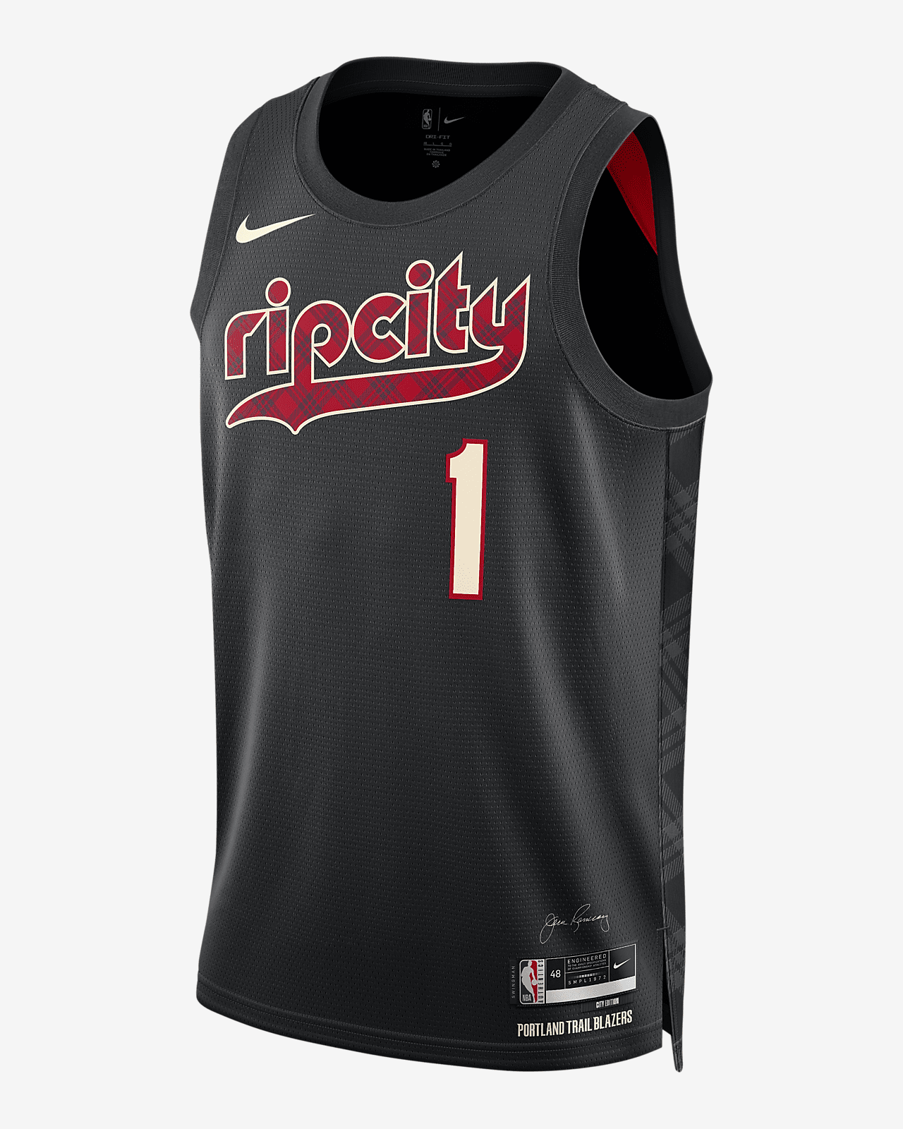 Anfernee Simons Portland Trail Blazers City Edition 2023/24