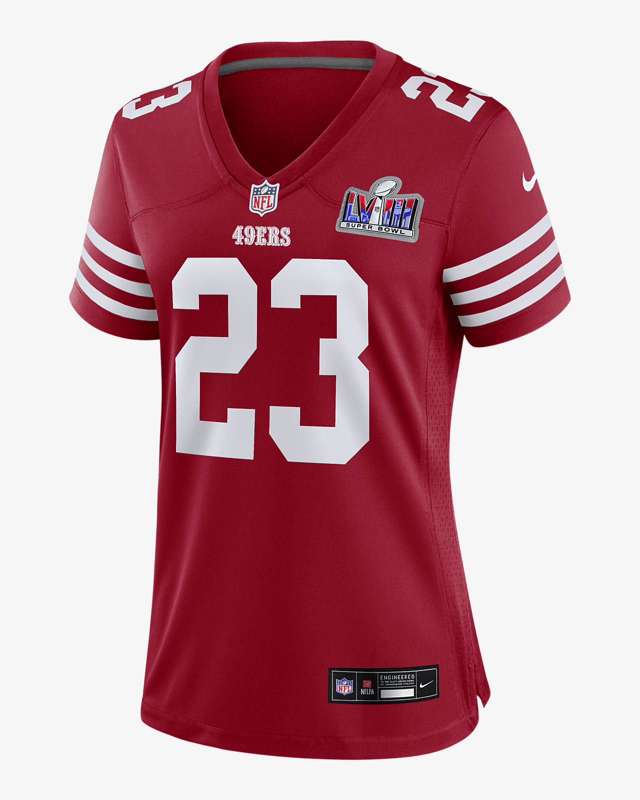 Christian McCaffrey San Francisco 49ers Super Bowl LVIII