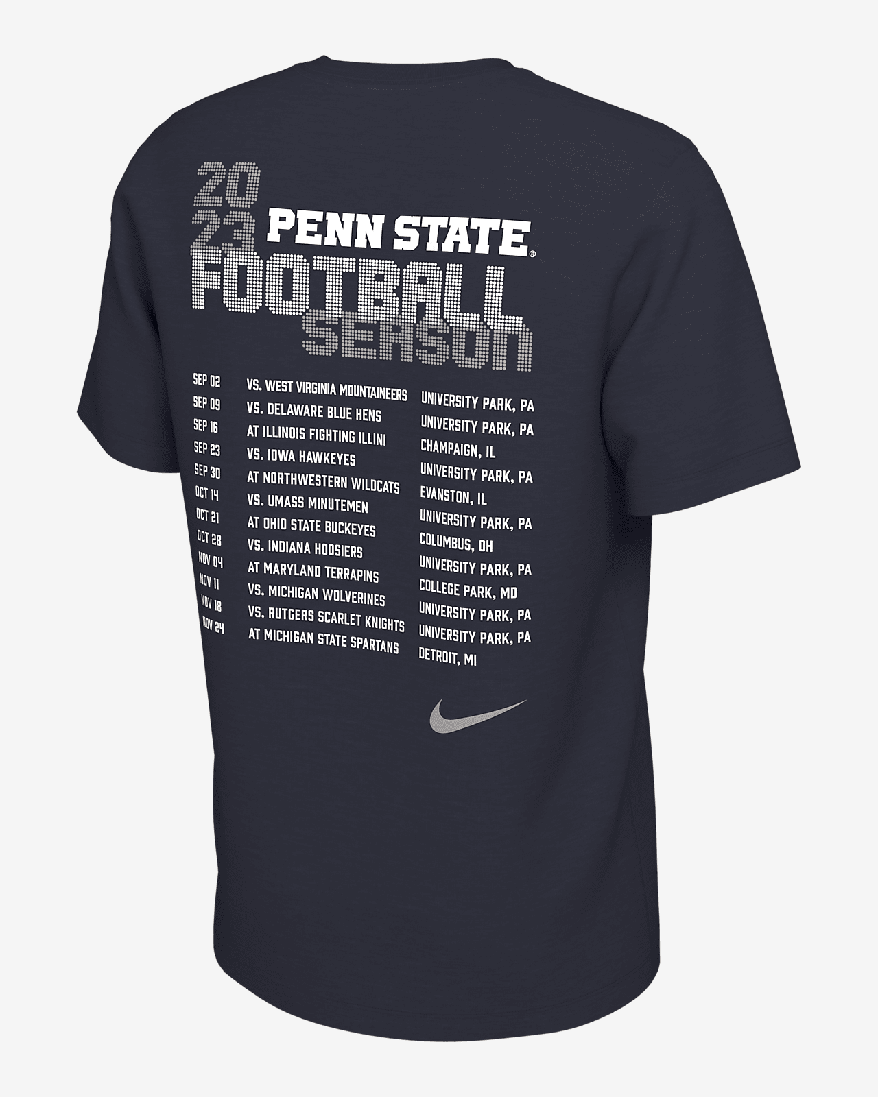 Penn State Schedule