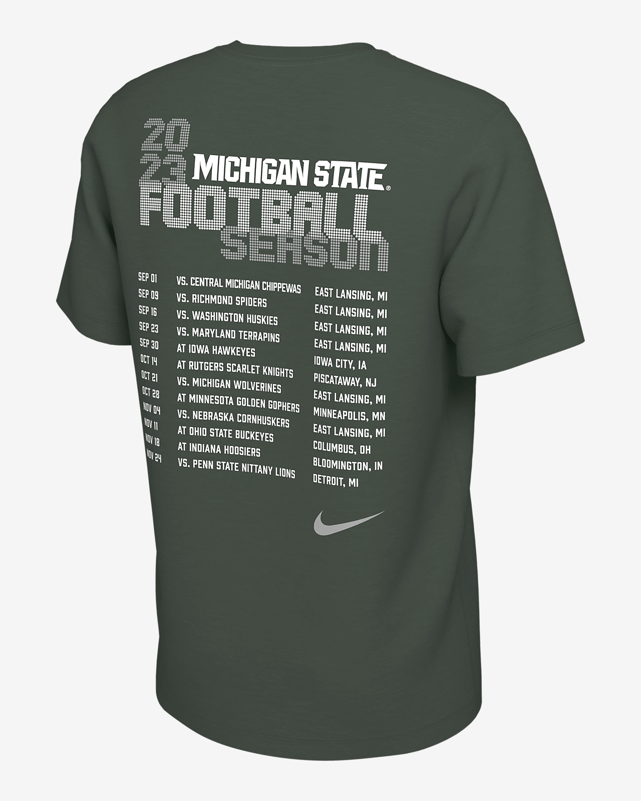 Michigan State Schedule