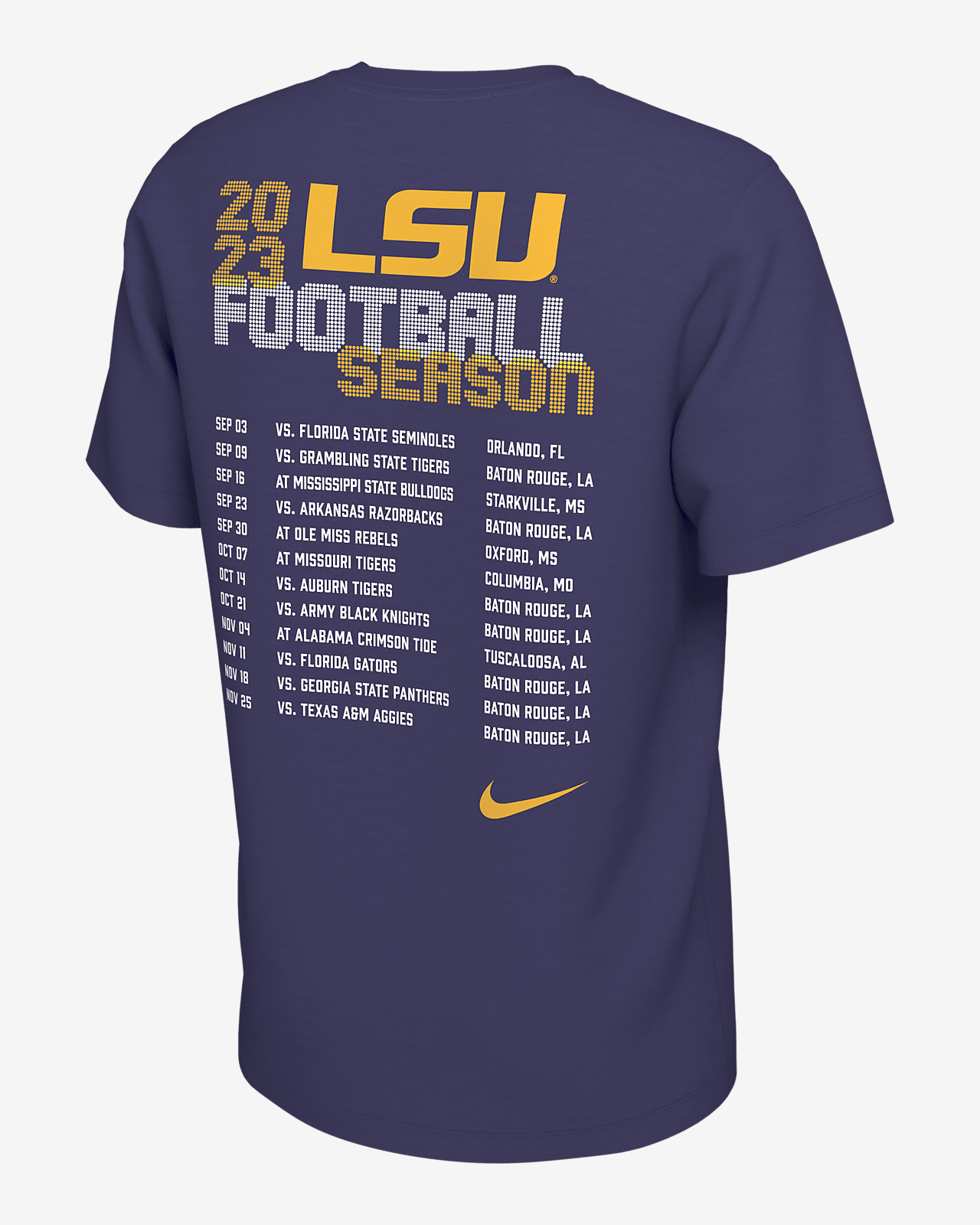 LSU Schedule