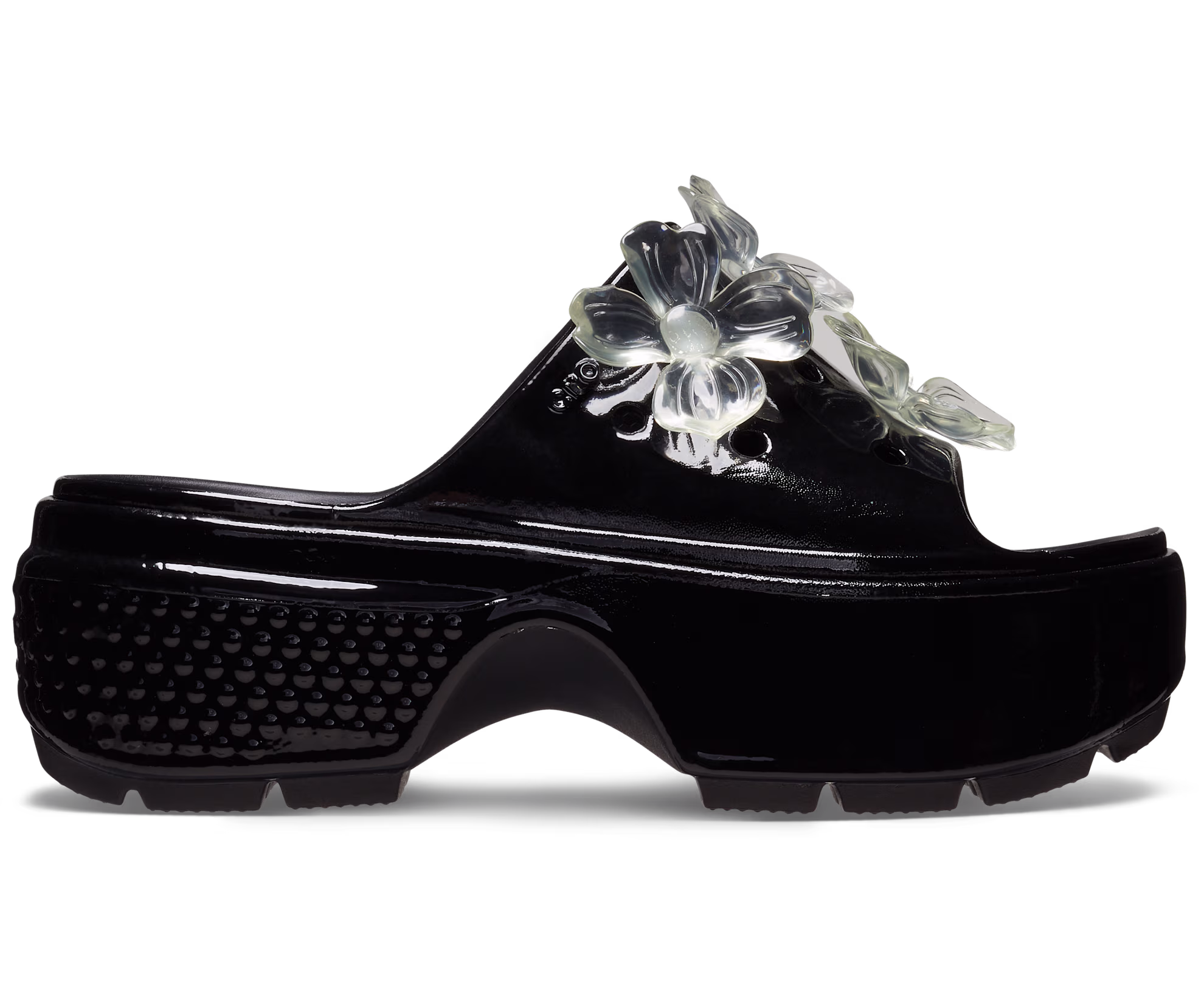 Stomp Hyper Floral High Shine Slide