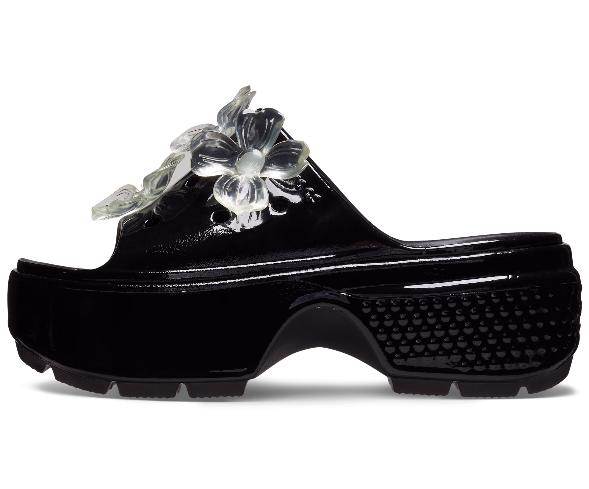 Stomp Hyper Floral High Shine Slide