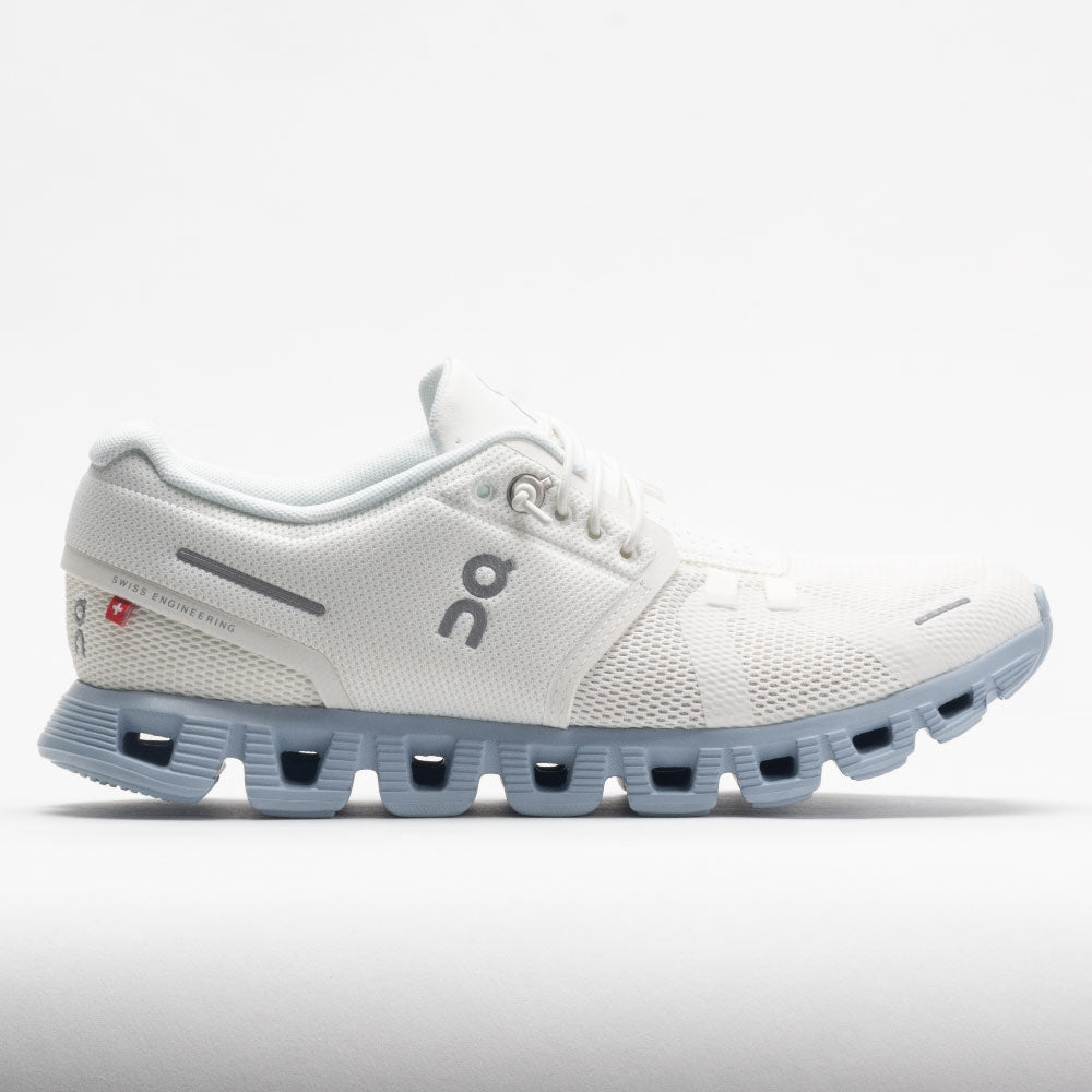 On Cloud 5 Women's White/Chambray