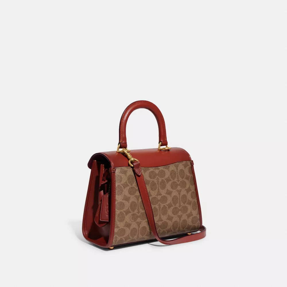 Sammy Top Handle In Signature Canvas