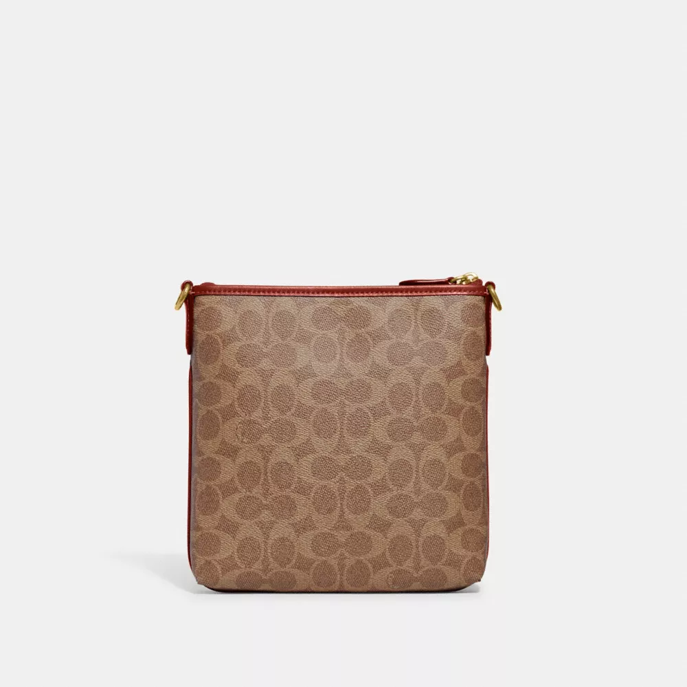 Kitt Messenger Crossbody In Colorblock Signature Canvas