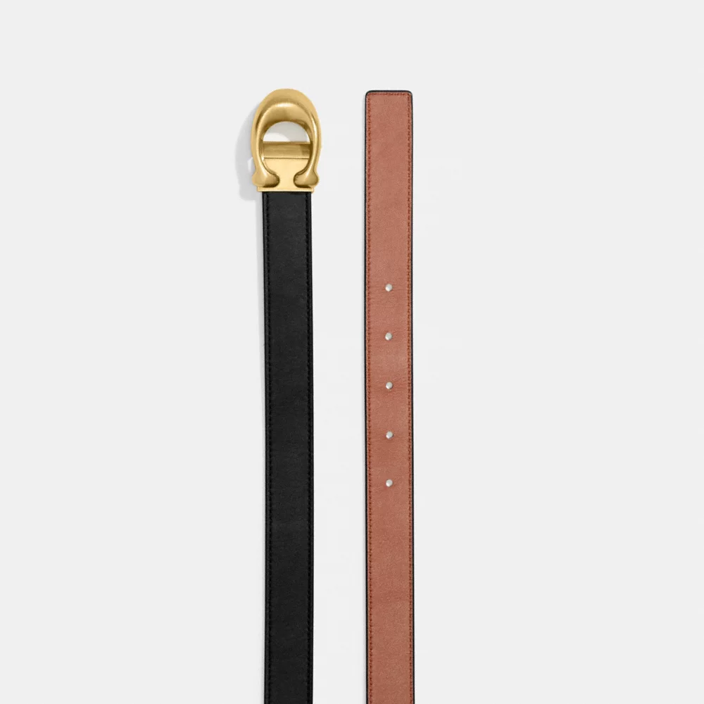 Sculpted C Buckle Cut To Size Reversible Belt, 25 Mm