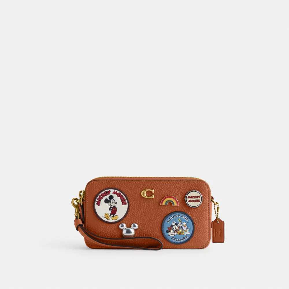 Disney X Coach Kira Crossbody In Regenerative Leather With Patches