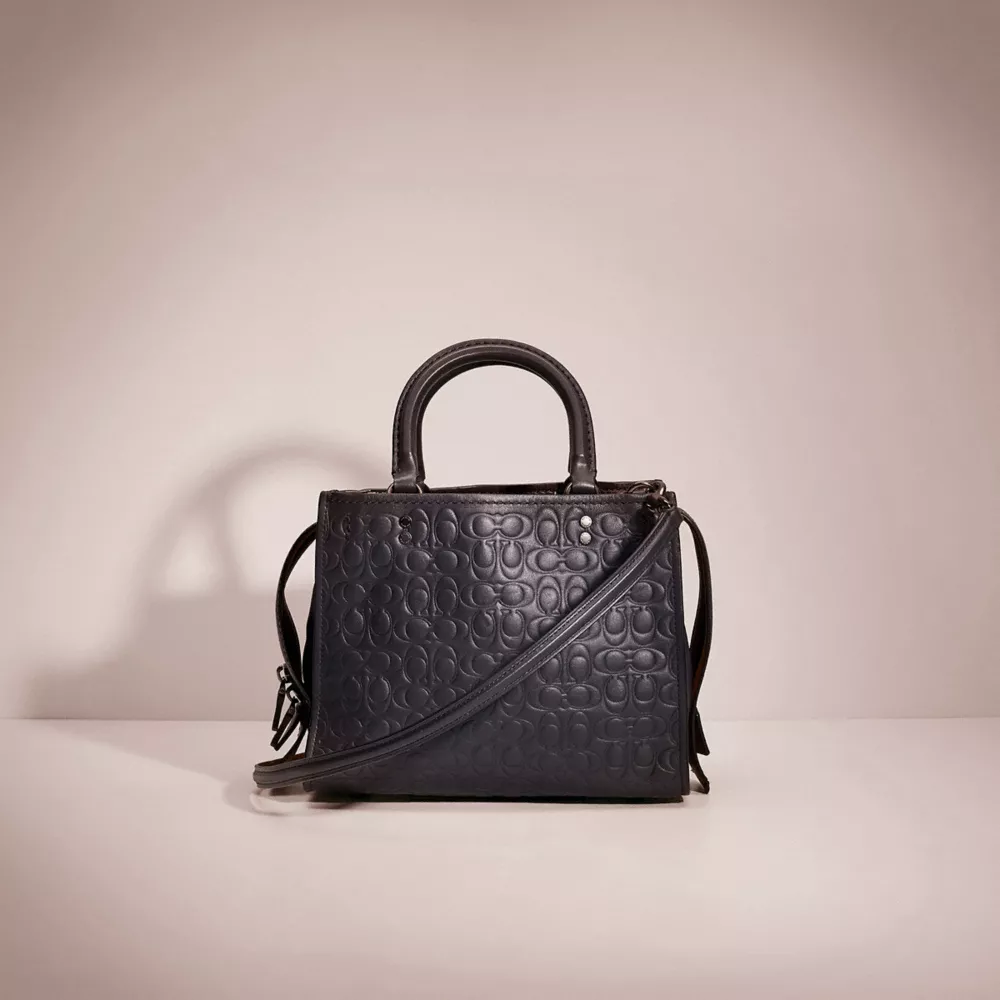 Restored Rogue 25 In Signature Leather With Floral Bow Print Interior