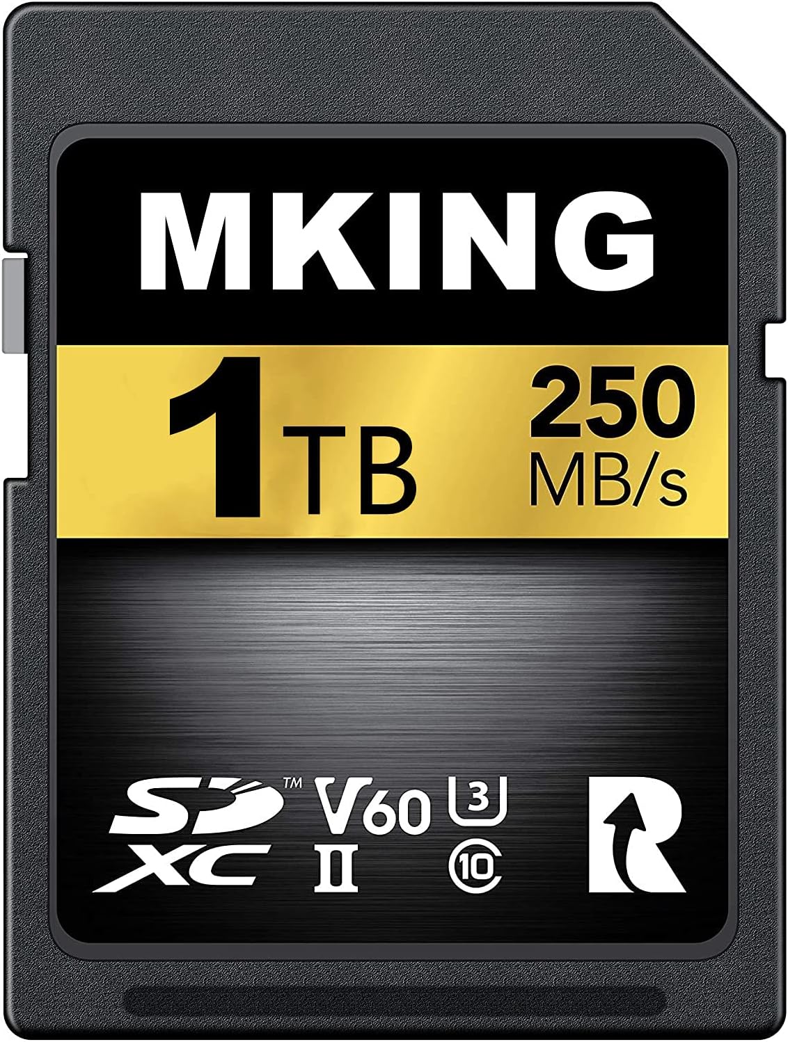 MKING Digital SD UHS-II 1TB SD Card V60 –Up56B SD Memory Cards for Professional Vloggers 250 MB/s Read Speed (1TB)