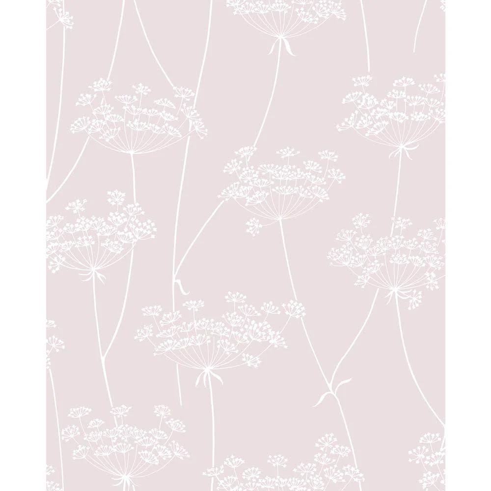 Graham Brown Aura Grey Wallpaper - Pink