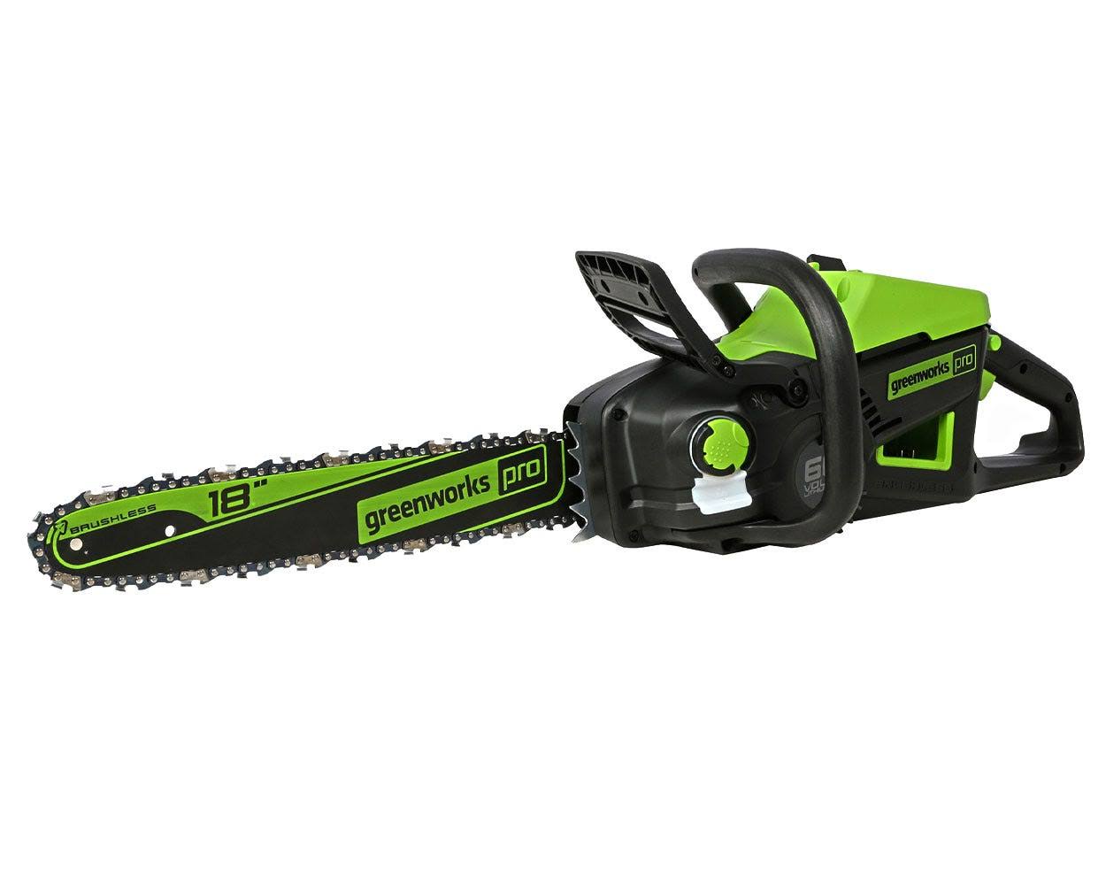 Greenworks Pro 18 in. 60-Volt Battery Cordless Chainsaw (Tool-Only)
