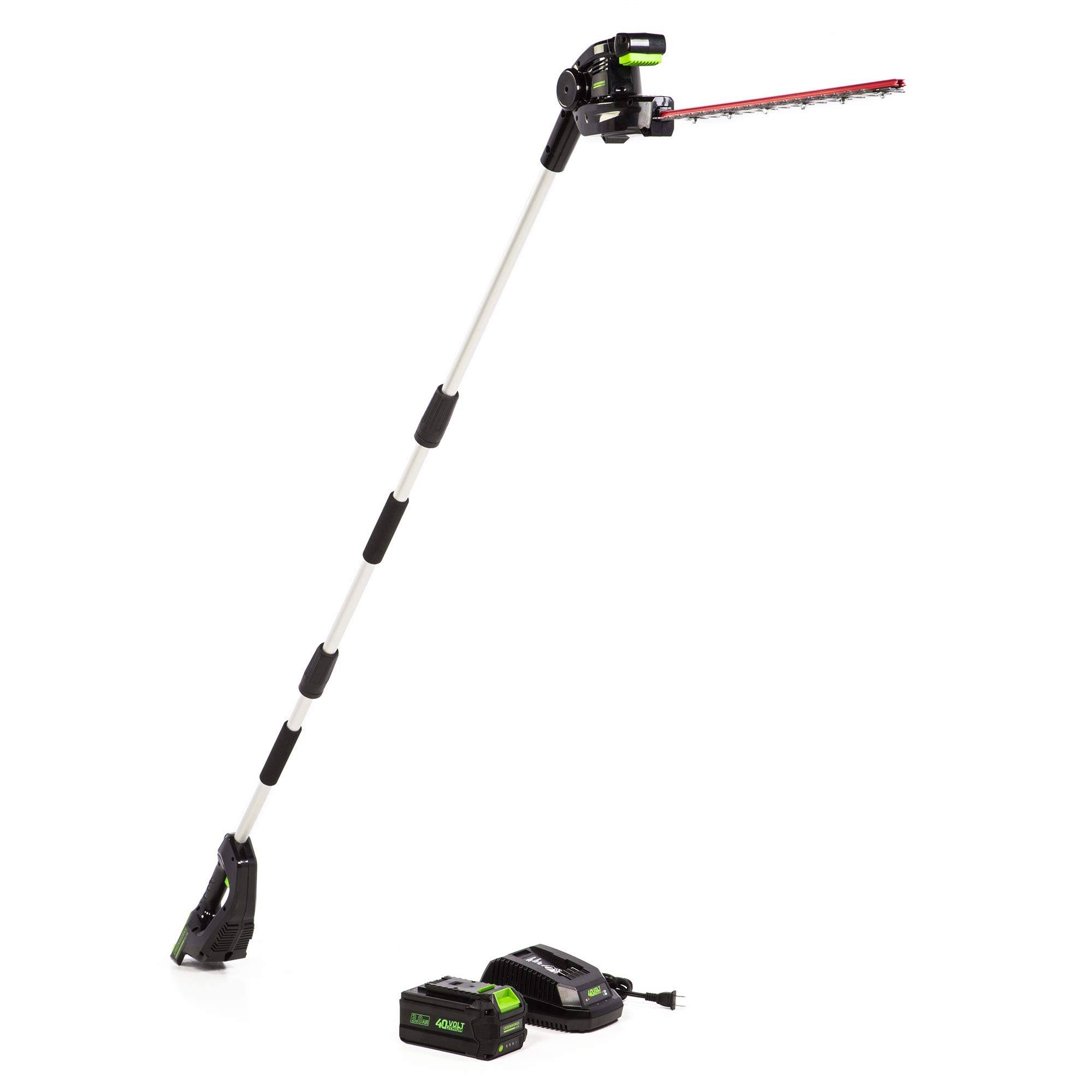 Greenworks HT-180-XR 18-inch 40V Cordless Pole Hedger