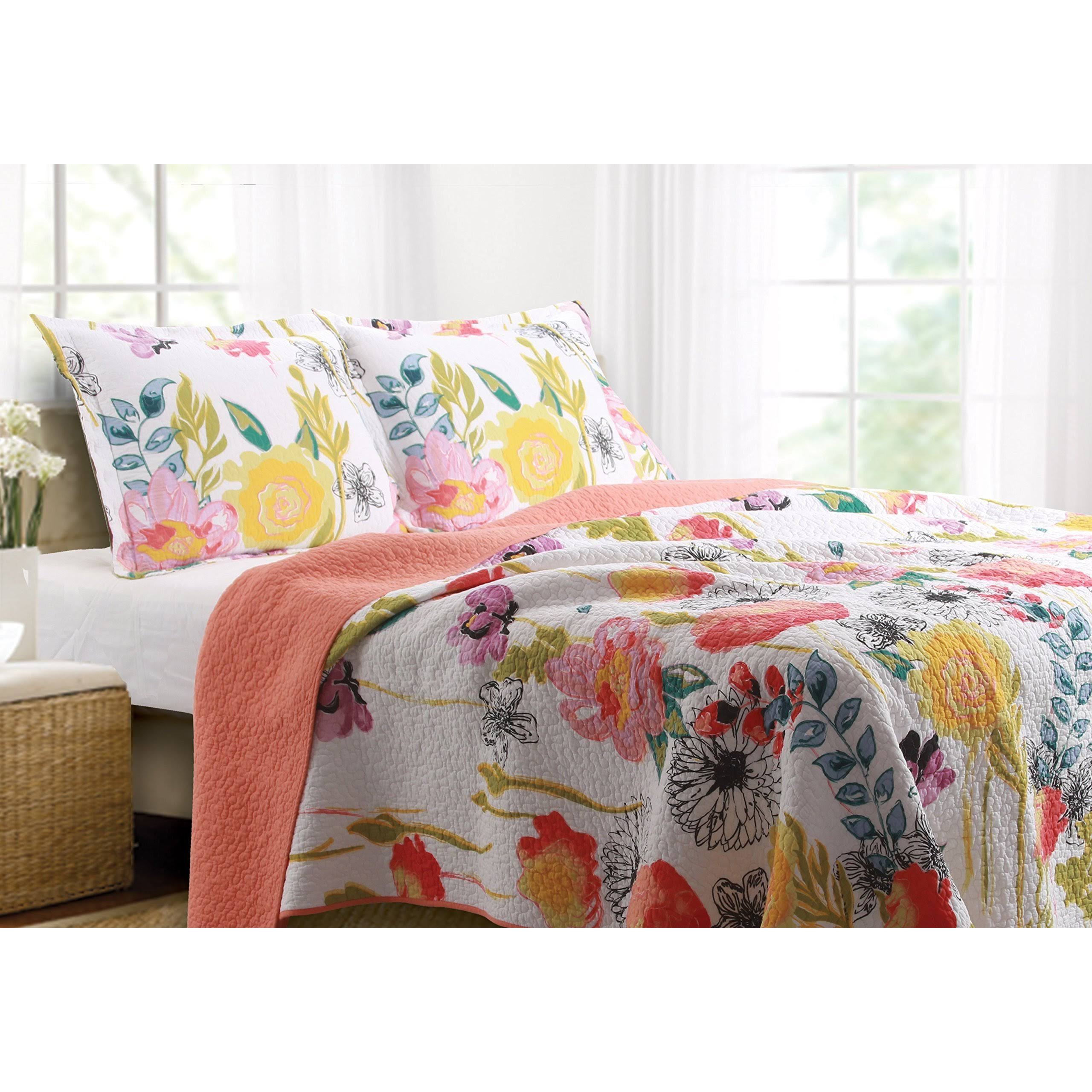 Greenland Home Fashions Watercolor Dream Quilt Set - Full/Queen