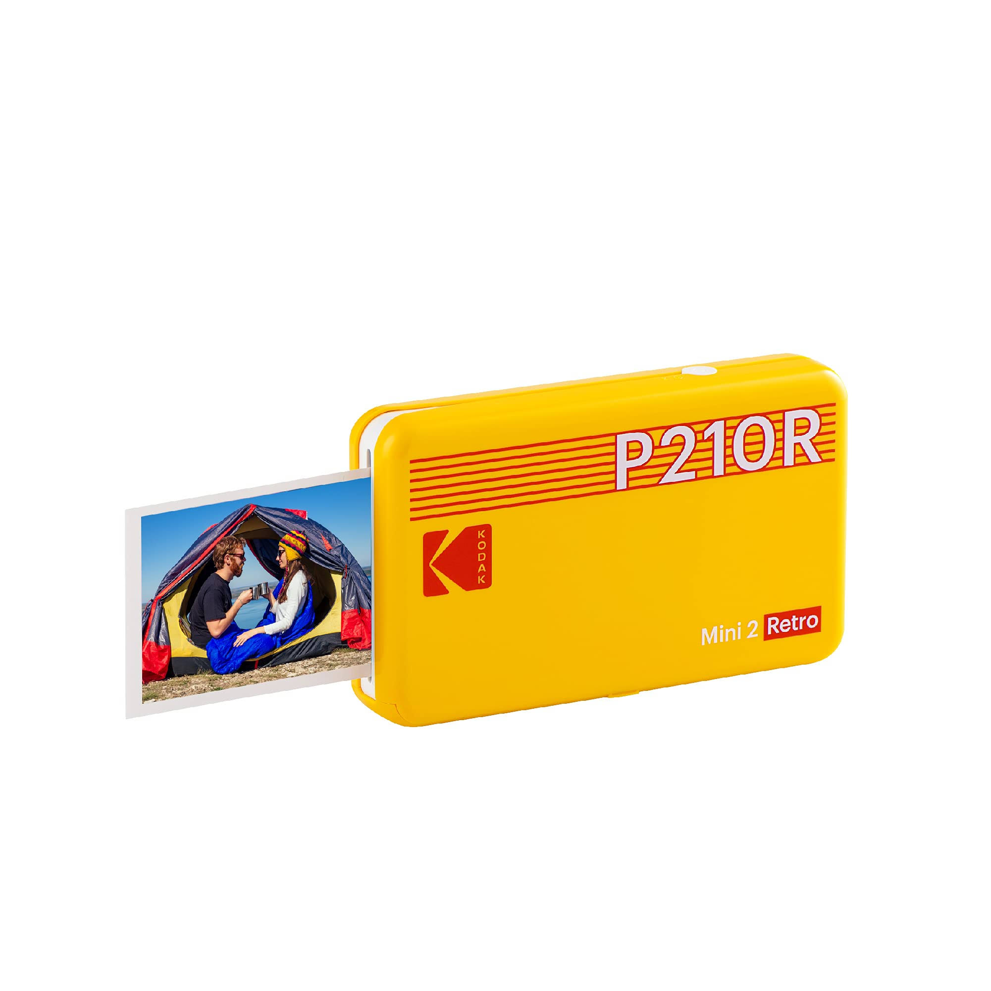 Kodak Mini 2 Retro 2.1x3.4” Portable Instant Photo Printer, Wireless Connection, Compatible with iOS, Android u0026 Bluetooth, R
