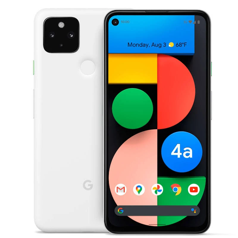 Google Pixel 4a with 5G - 128 GB - Clearly White - Unlocked - CDMA/GSM