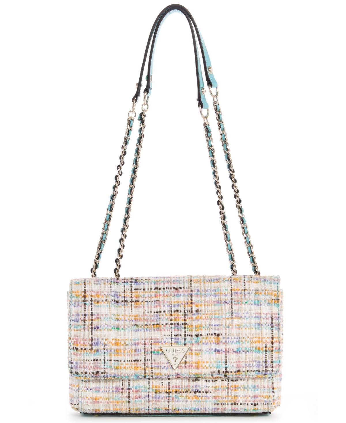 Guess Cessily Convertible Crossbody - Lime Multi