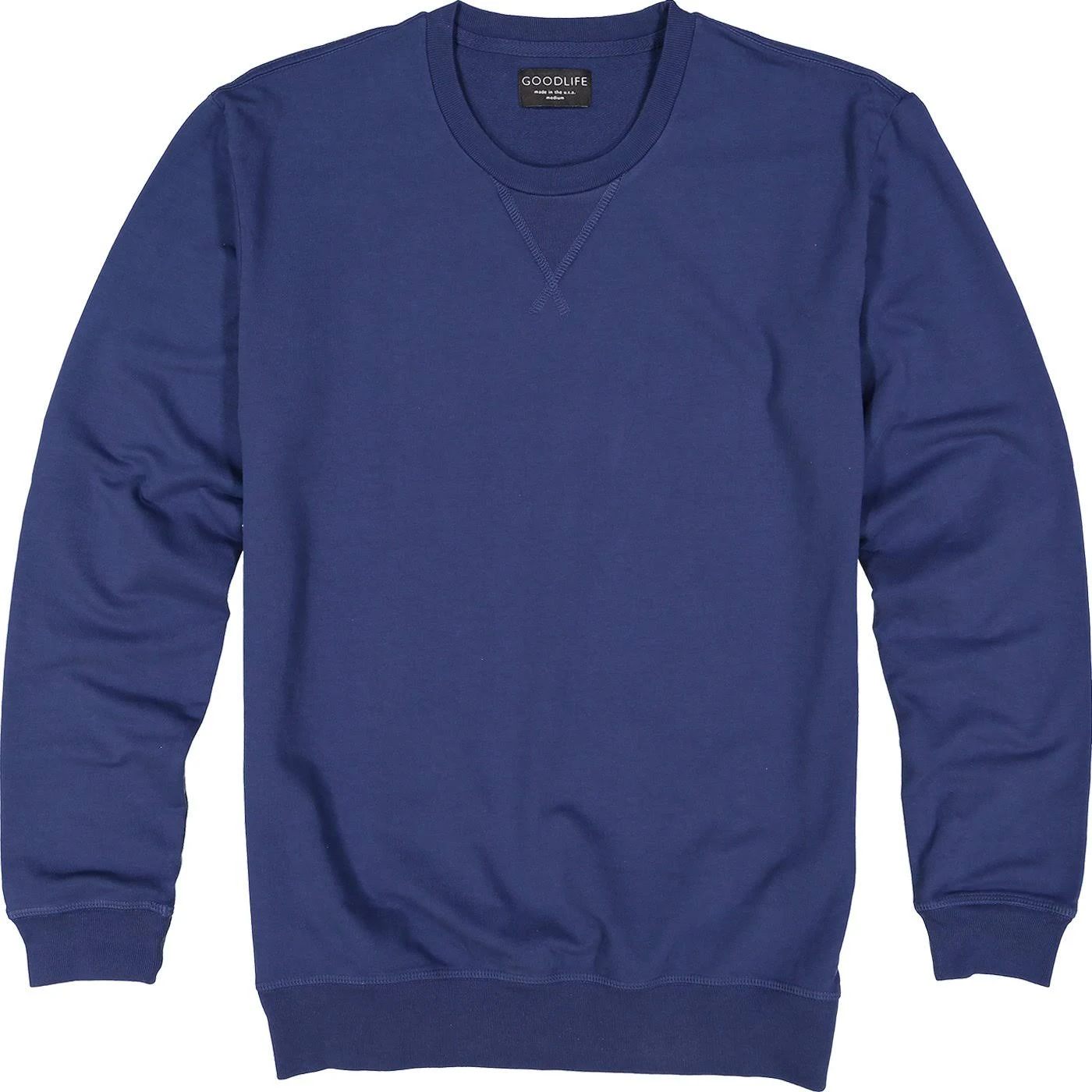 Micro Terry Crew Sweatshirt Goodlife Navy / XXL